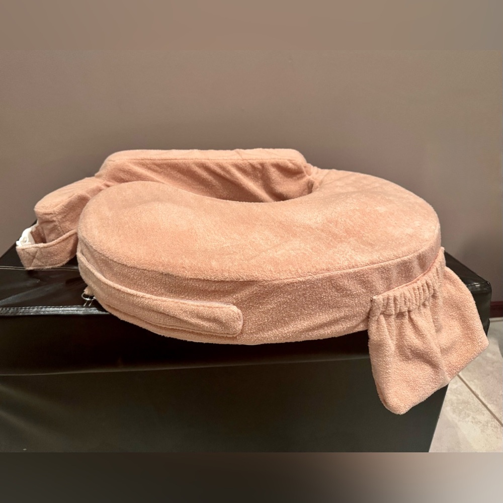 My Brest Friend Nursing Pillow - Deluxe - Soft Dusty Rose/Coral